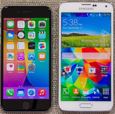 iPhone 6 vs Samsung Galaxy S5: Apple and 